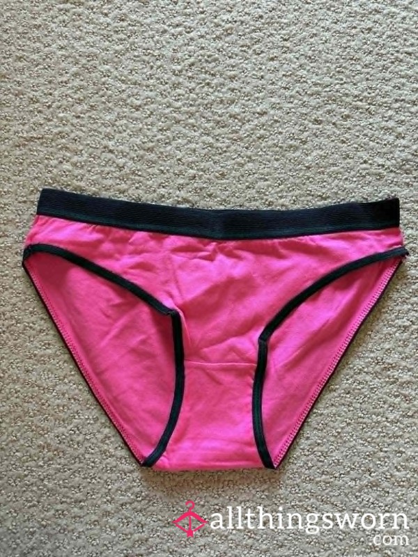 Used Cla**ic Hot Pink Panties