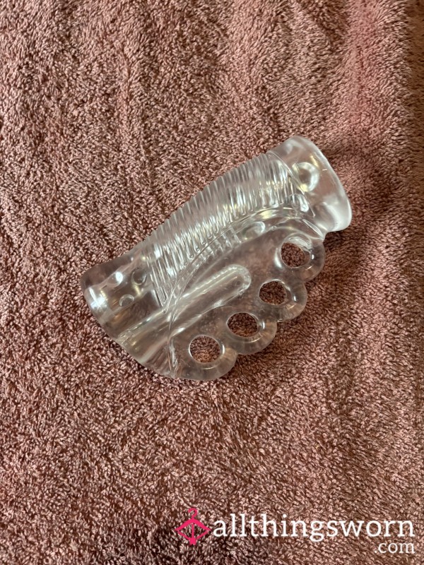 Used Clear Handheld Pocket Pu**y S** Toy