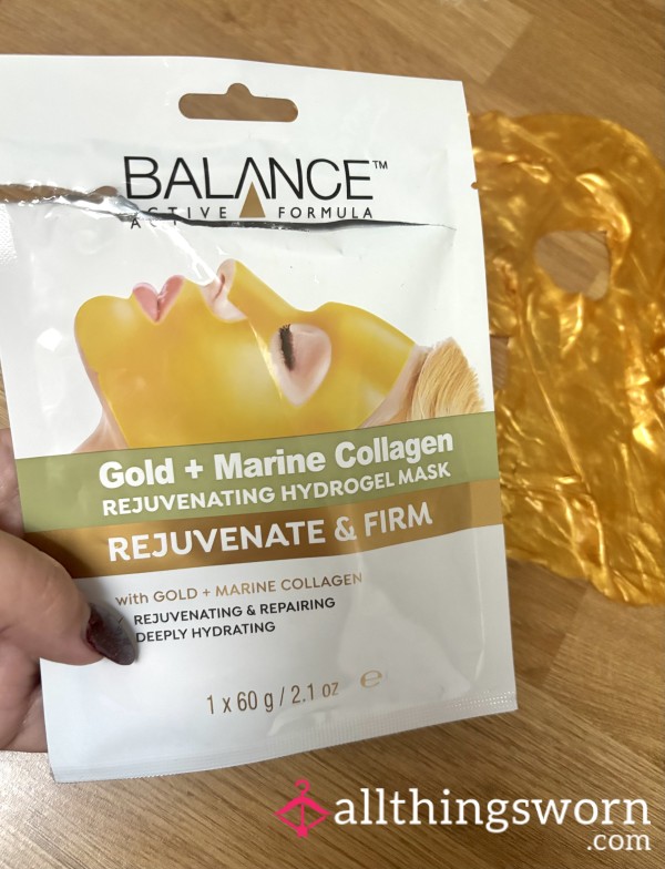 Used Collagen Face Mask