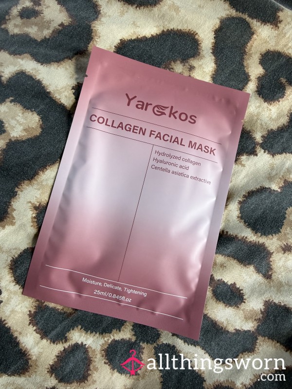 Used Collagen Face Mask