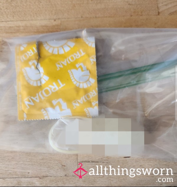 Used Condoms From My S**y Alpha- 1 Available