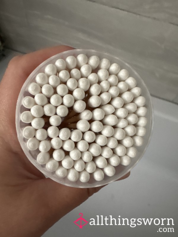 Used Cotton Buds