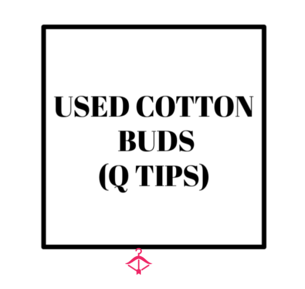 USED COTTON BUDS Q TIPS  ONE OF A KIND FROM ME TO YOU 💋