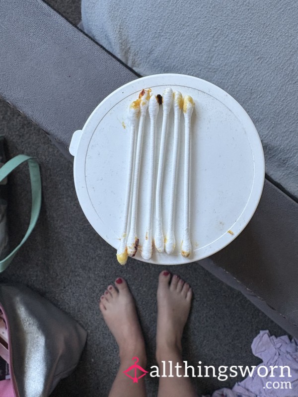 Used Cotton Buds