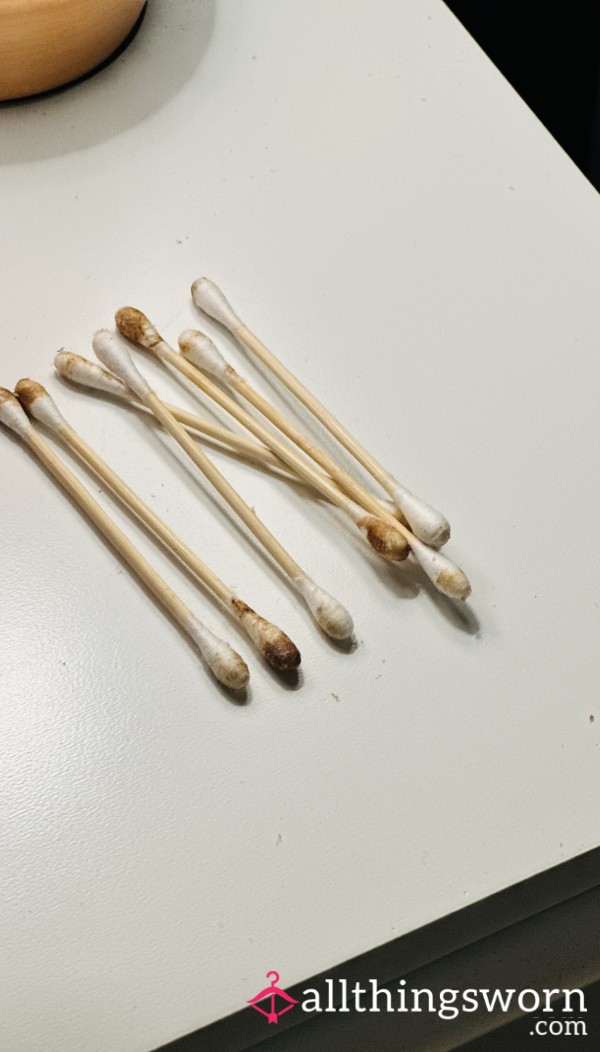 Used Cotton Buds — Go On, Indulge In The Touch You Know You Love.”