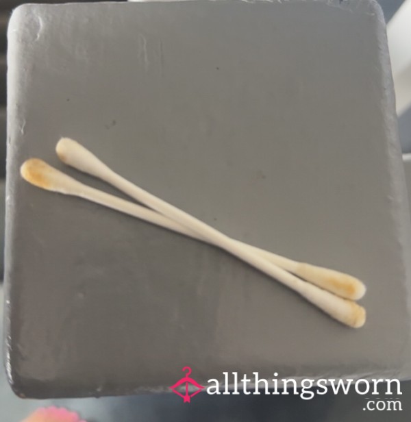 Used Cotton Buds/Q Tips With Earwax🙊