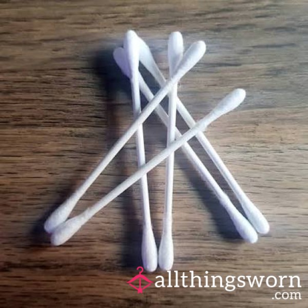 Used Cotton Ear Buds