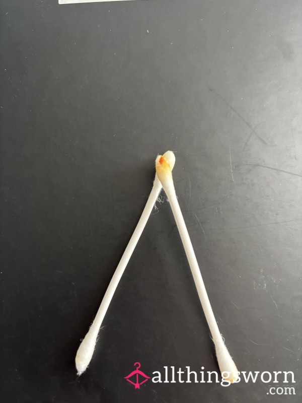 Used Cotton Ear Buds