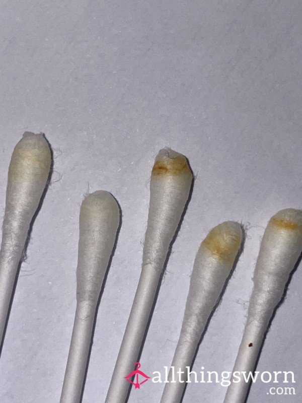 Used Cotton Ear Buds