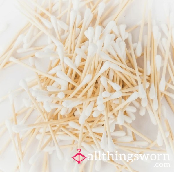 Used Cotton Ear Buds