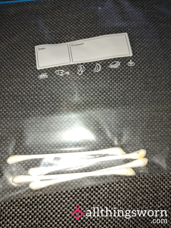 Used Cotton Ear Buds