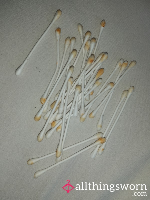 Used Cotton Ear Buds