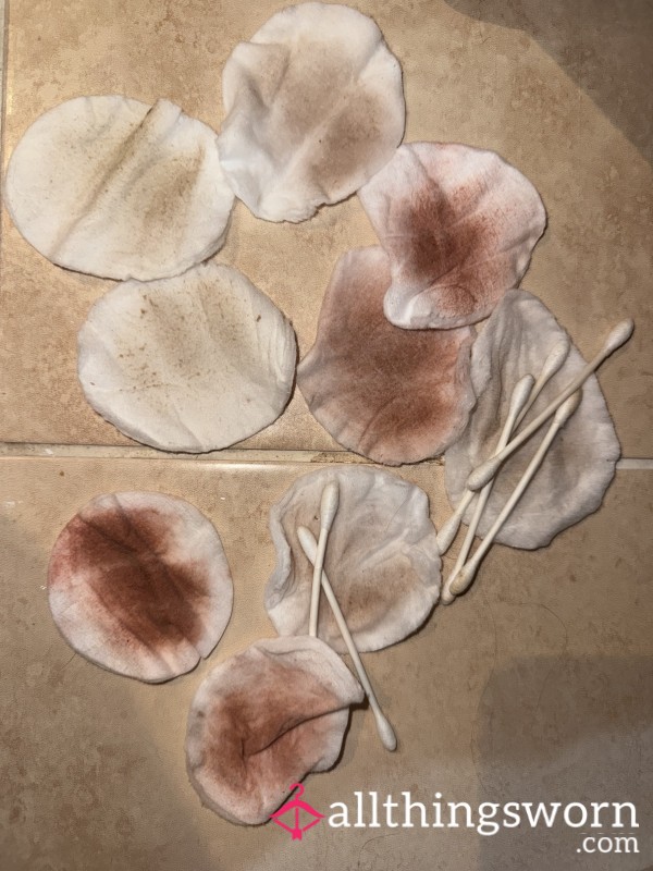 Used Cotton Pads/ear Buds