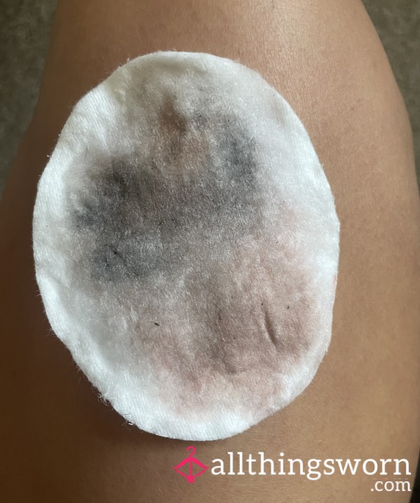 Used Cotton Pad To Take My Makeup Off After Work Today 👀💋🩵