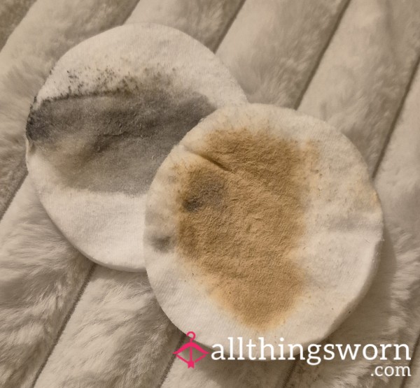 Used Cotton Pads, Removed Make Up