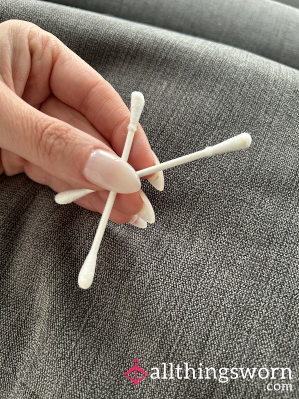 Used Cotton Tips From My Ears!