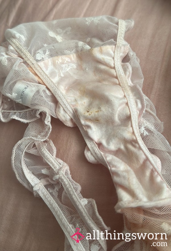 Used Creamy Thong