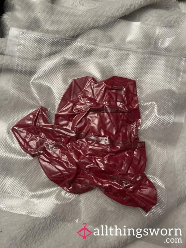 Used C*m Covered Panties