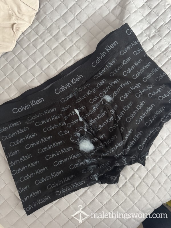 Used C*m Drenched Boxers