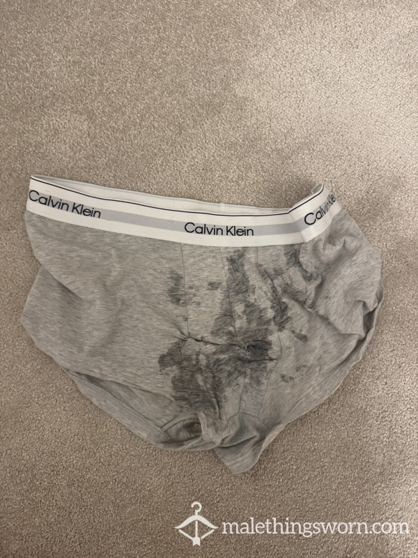 Used C*m Drenched Boxers