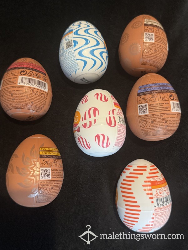 Used & C*m-Filled Tenga Eggs – Fresh From My C*ck