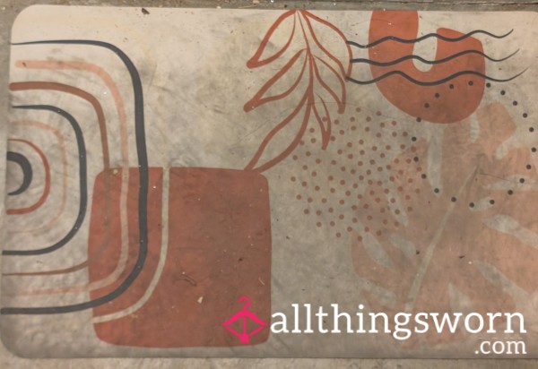 🏵️ Used Cute Boho Style Door Mat 🌼