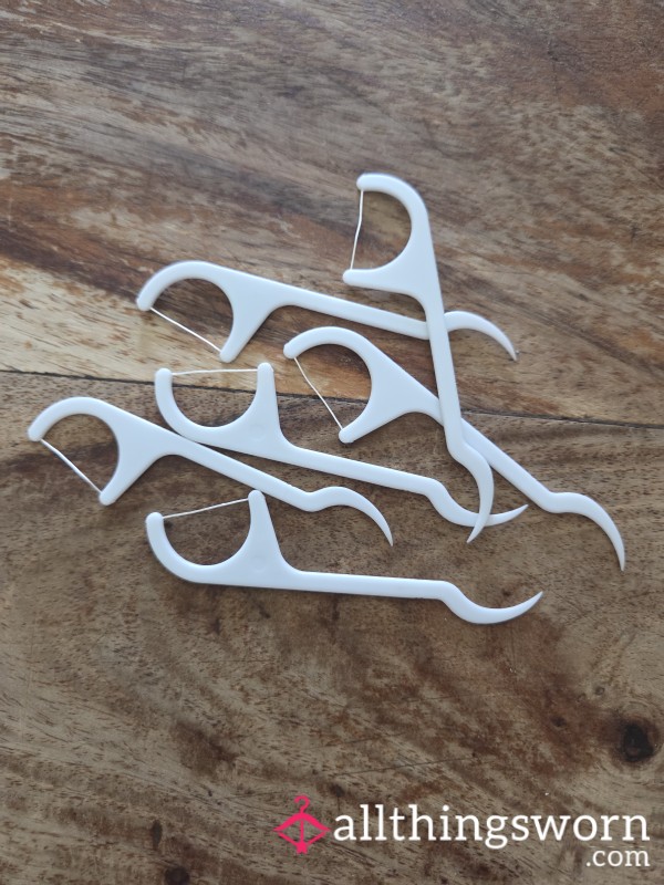 Used Dental Floss/ Toothpicks