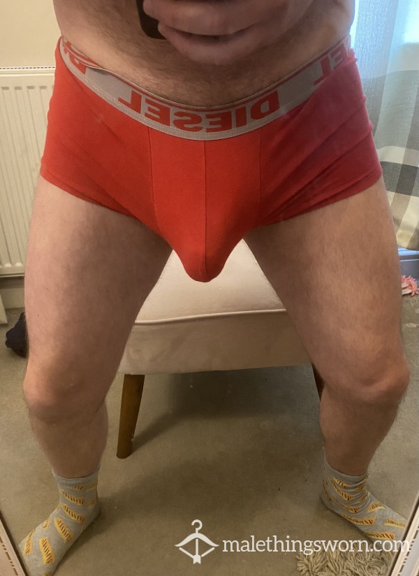 Used Diesel Boxer Shorts - Size Small
