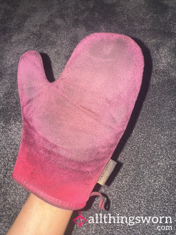 Used Dirty Fake Tanning Mitt