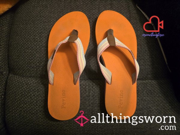 Used Dirty Flip Flops