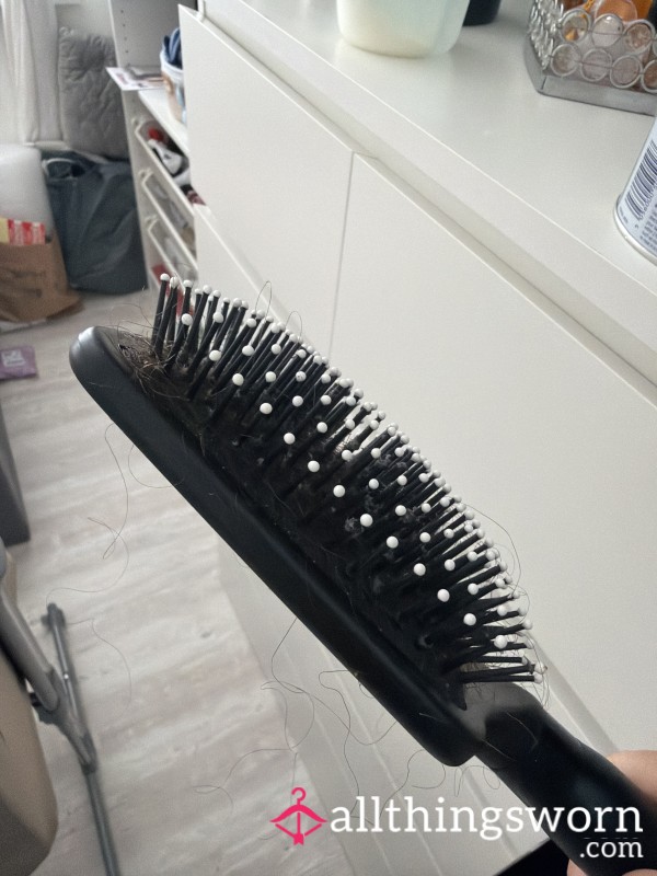 Used Dirty Hair Brush