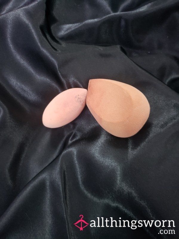 Used Dirty Makeup Sponges