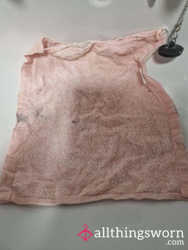 Used Dirty Washcloth