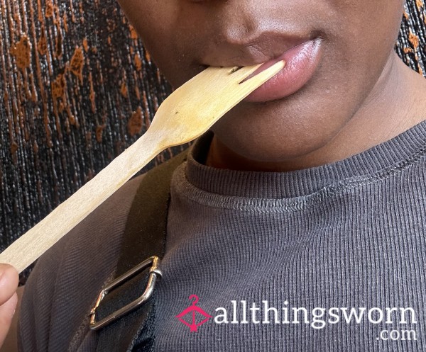 🍴 Used Disposable Cutlery – Touched By A Black Goddess 🍴