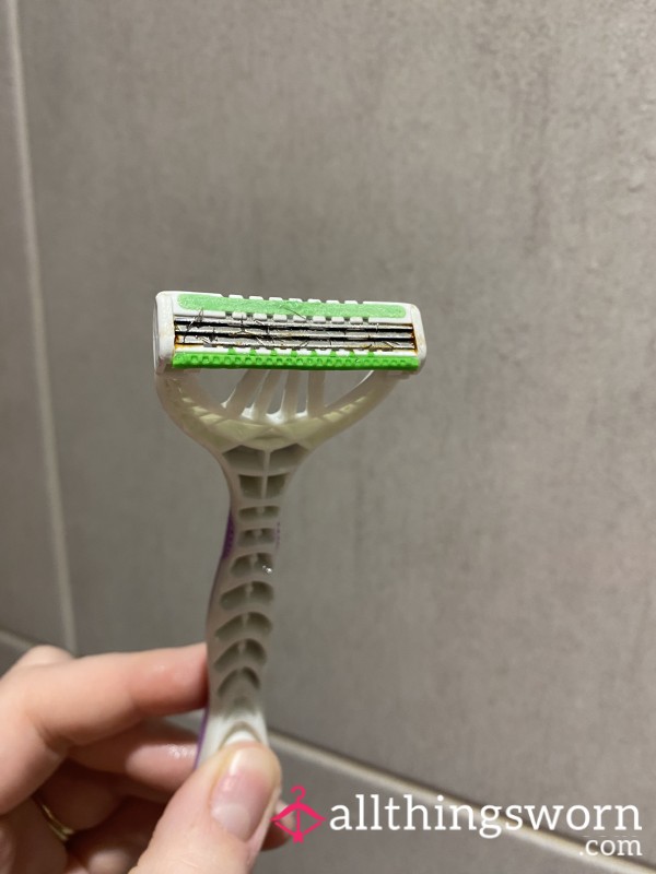 Used Disposable Razor