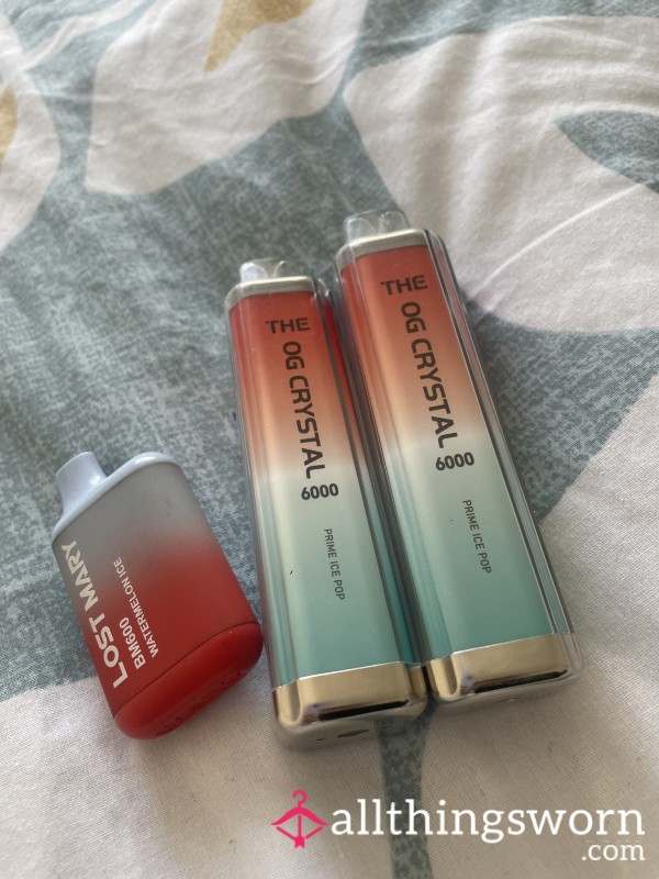Used Disposable Vapes
