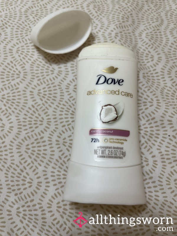 Used Dove Deodorant