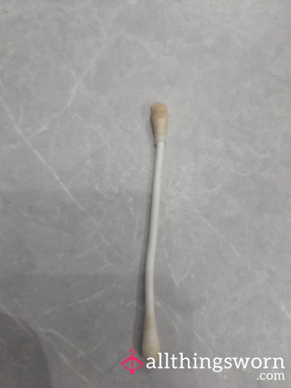 Used Ear Bud- Q Tip.