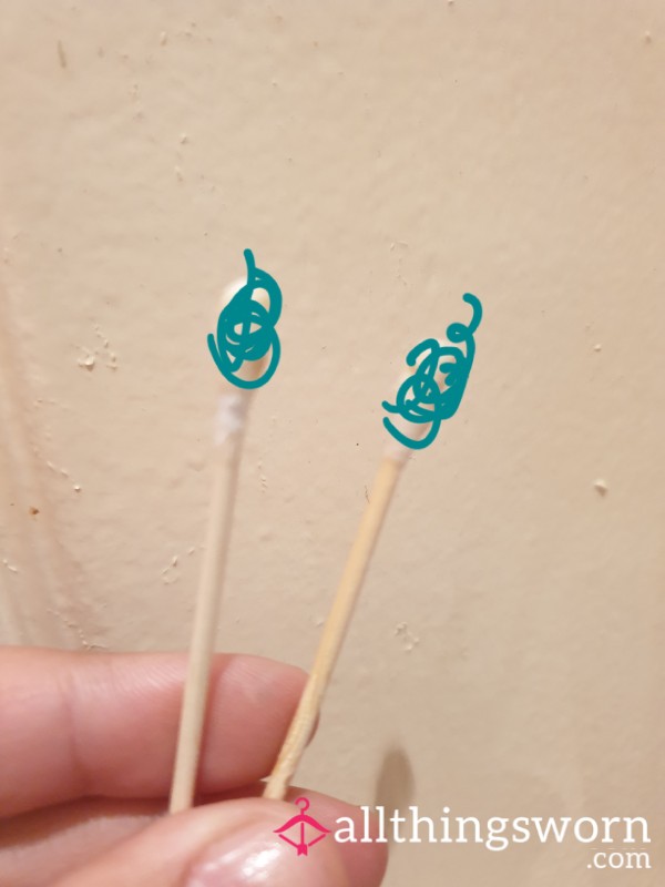 Used Ear Cotten Buds