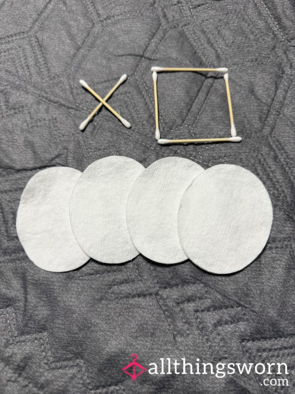 Used Earbuds & Cotton Pads 💕 Personal Care Bundle – Authentic & Freshly Used