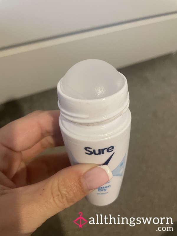 Used Roll On Deodorant