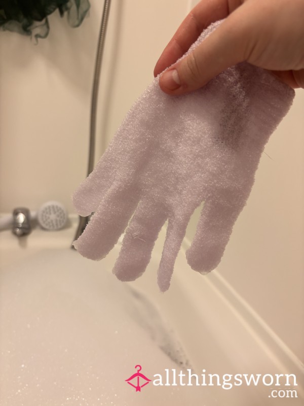 Used Exfoliating Glove