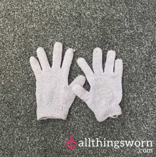 🧤💗 Used Exfoliating Shower Gloves 💗🧤