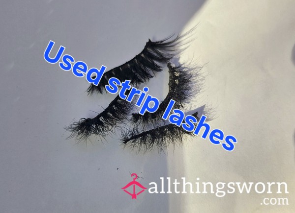 Used Eyelash Strips