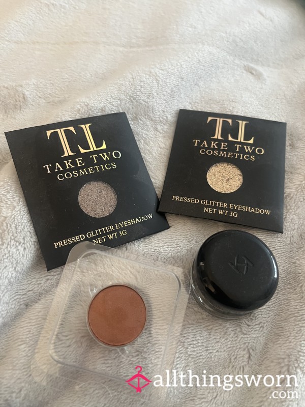 Used Eyeshadow Selection
