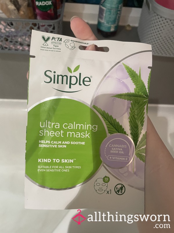 Used Face Mask – Pamper Yourself With My Glowy Spoiled Skin 💖🧖‍♀️✨