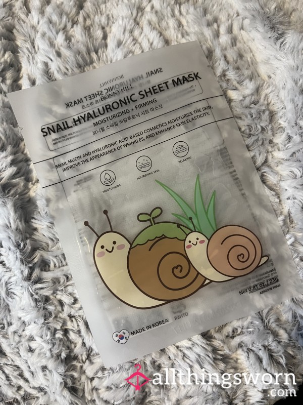 Used Face Mask (proof Of Usage Once Purchased🥰)