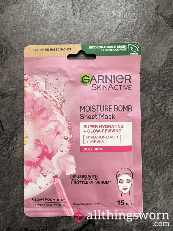 Used Face Sheet Mask
