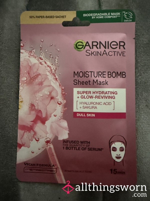Used Face Sheet Mask
