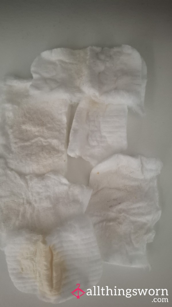 Used Facial Cotton Pads